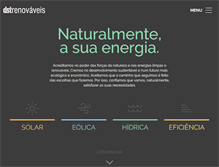 Tablet Screenshot of dstrenovaveis.com